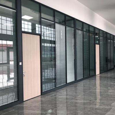 China Leisure Facilities Wall Insulating Double Layer Thickness 100mm Removable Aluminum Profile Office Curtain Glass Integrated Curtain Wall for sale