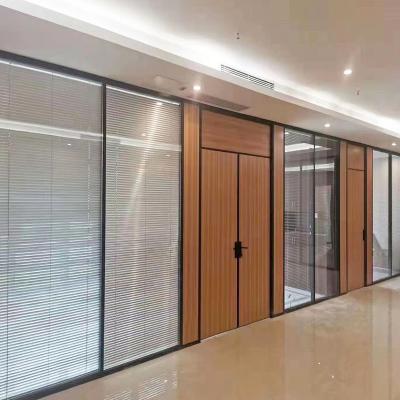 China Hotel Glass Integrated Movable Sound Insulation Leisure Equipment 100mm Double Layer Cavity Shutter Aluminum Structure Building Materials for sale