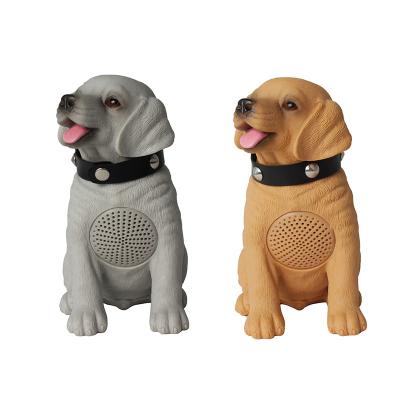 China Full Dog Pet Mini Speaker Stereo Sound Speaker Wireless Portable Animal Speakers Cartoon Wireless Audio for sale