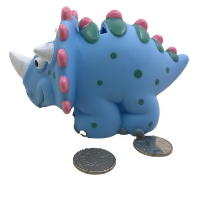 China Factory Direct Selling Roto Vinyl Craft PVC Dinosaur Piggy Bank Waterproof Coins Gift For Kids For Children for sale