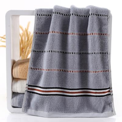 China Factory Home Supply Plain Weave Soft Absorbent Bath Towel Set Pet 100% Cotton Towel Set for sale