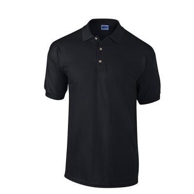 China Top Grade Quality Plain Color Polo Shirts Custom Logo Men's Polo Shirt 100% Cotton Anti-pilling for sale