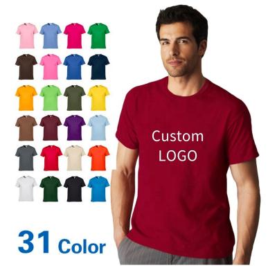 China Wholesale Custom High Quality Anti-pilling Cotton Men's T-shirt 100% Printing Your Shirt Graphics Women's Brand T-shirt Men's Tees Oversized White for sale