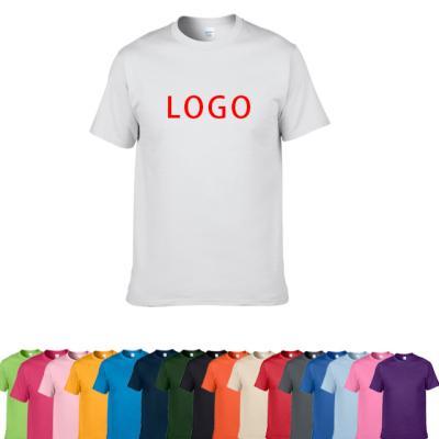 China Anti-pilling White Short Sleeve 100% Cotton T-shirt Kids Custom Printing for sale