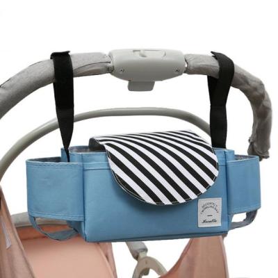 China 2020 Inner Container Foldable Baby Diaper Storage Pram Hanging Bag for sale