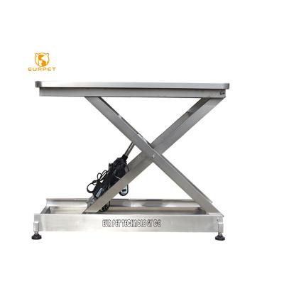 China EURPET Flat Surface Diagnosis Treatment Veterinary Medical Stainless Table Veterinary Surgical Veterinary Operation Table for sale