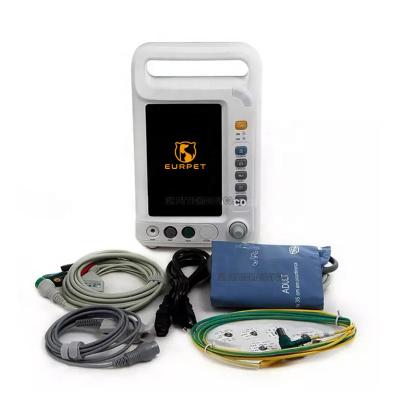 China Life Use Monitor EURPET Veterinary Professional Equipment Multiparameter Veterinary Monitor For Pet Factory Price for sale