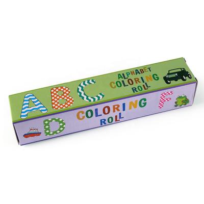 China Back With Glue Smart Painting Poster Coloring Paper Roll With Back Glue For Education for sale