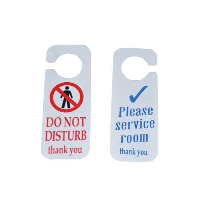 China HACCP Plastic Safety Signs Do Not Disturb / Service Room Door Hang Sign (Box 10) for sale