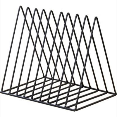 China Sustainable Wire Book And Magazine Display Rack Disk Storage Rack for sale