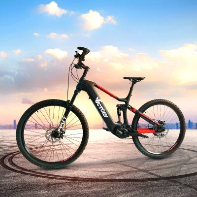 China Carbon fiber victory bafang M500 electric bicycle 27.5inch electric mountain bike with carbon fiber frame for sale