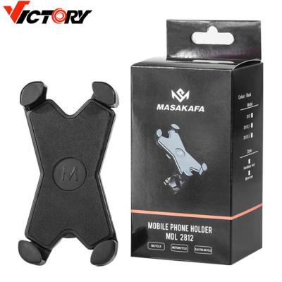 China 4-6.6 inch discount price mobile phone bicycle phone holder mountain road bike handlebar mount bracket silica gel for sale