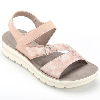 China Fashion Trend Women's Shoes Slippers Beach Women's New Design Soft Women's Outdoor PU Female Sandals Unique Fashion Flat Ladies for sale