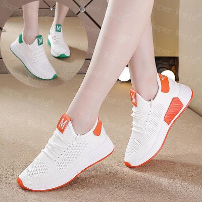 China Active Simple Sports Girls Shoes Women Fashion Sport Flat Shoe For Ladies Pictures for sale