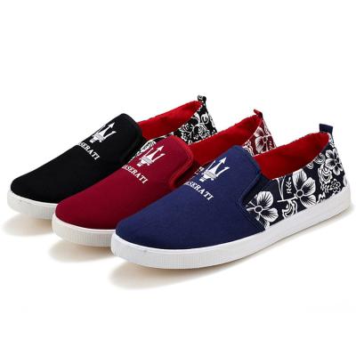 China Slip On 2018 New Fashion Men's Canvas Shoe Spring Casual Shoes Flat Shoe for sale