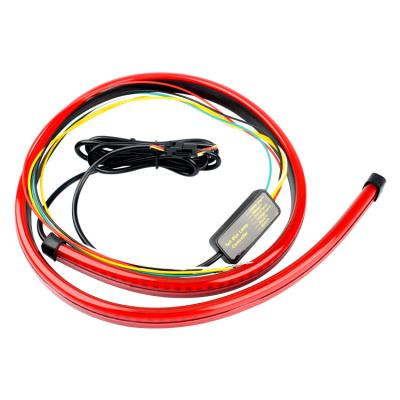 China Universal Hot Selling High Position Flexible Tail Red Color Led Strip Flow Tail Brake Stop Light With Running for sale