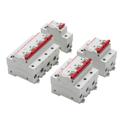 China 125A MCB 95A Plastic Contactor Circuit Breakers Din Electric Miniature Rail Product for sale