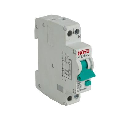 China Din-rail RCBO Mini Circuit Breaker With Electronic Overcurrent Protection 4500A for sale