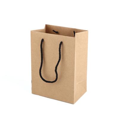 China Recyclable Plain Cheap Brown Gift Paper Packaging Bags Packaging Box Printing for sale