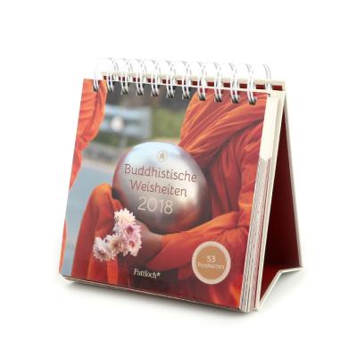 China Table Calendar Factory Wholesale Price Custom Wall Desk Calendar Printing for sale