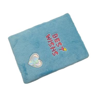 China 2021 New Arrival Fashion Planner Soft Cover Free Sample Cute Small School Diary Cute Plush Diary Notebook For Gift for sale