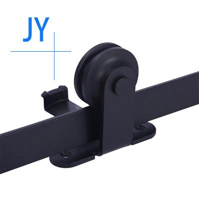 China Post Modern Universal Type T Traditional Barn Door Metal Hardware Kit For Sliding Door System Like Kitchen Toilet Bedroom Studio for sale