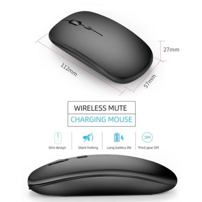 China Wireless Mini Mouse 7002Because Mini Mice BT 5.0 Silent Rechargeable Ergonomic Optical Mouse for sale