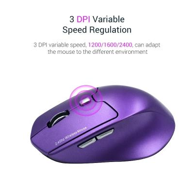 China 2.4G Gaming Mode 2.4G Mute Gaming Mouse 6D Computer Mouse Wireless Mute USB Mute Optical Silent Laptop Notebook Mouse for sale