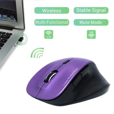 China 2.4G Gaming Mode 2.4G Mute Gaming Mouse 6D Computer Mouse Wireless Mute USB Mute Optical Silent Laptop Notebook Mouse for sale