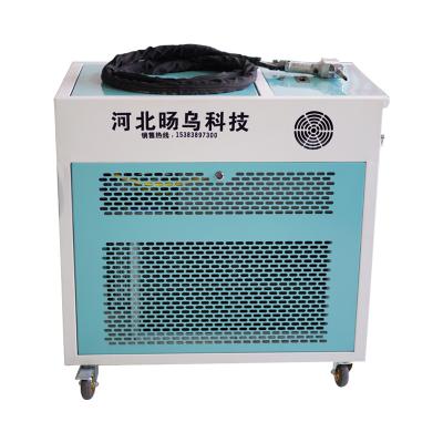 China Portable metal fiber laser derusting machine, used to clean rusty metal, used to remove oil for sale