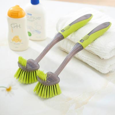 China Factory Price Viable Wholesale Plastic Kitchen Washing Dish Brush Pot Brush for sale