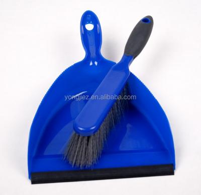 China Sustainable plastic table dustpan brush broom and dustpan for sale