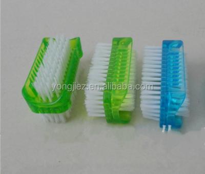 China Sustainable Plastic Double Side Nail Brush for sale