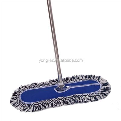 China Sustainable Household Cleaning Heavy Duty Cotton Mop Flat Dust Mop For Floor Cleaning for sale