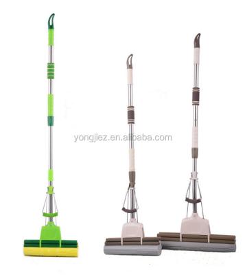 China Super Sustainably Cleaning Double Sponge Mop Floor Roller Pva Absorbent Mop for sale