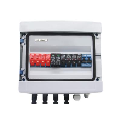 China 3 In 1 Out 1000V Solar PV Combiner Box With MCB SPD Fuse Box For Solar Panel Pv System Household Application 1in1out for sale