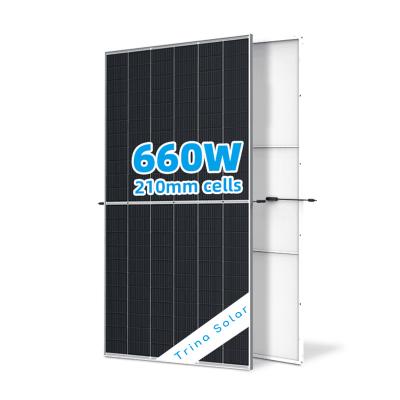 China Trina Solar Panels G12 Vertex TSM-DE21 645W/650W/655W/660W/670W PV module for on grid solar energy system/solar panel system 210mmx210mm for sale