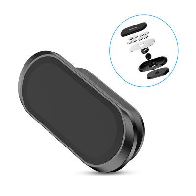 China Bestselling Metal Plate 360 ​​Band Shape Dashboard Mount Universal Swivel Magnetic Car Phone Holder For Car for sale