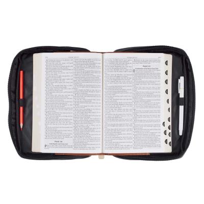 China Grace Ephesians Bible Case Book Leather Cover Fashion Faux Bible Cover Book Cover Office School Stationery Holy Bible Cover with Decorative Flap for sale