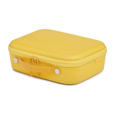 China 2022 Hot Sale Large Capacity Customized Zipper Portable Hard Shell EVA Insulated Cooler Bag Fashion Carry Lunch Box for sale