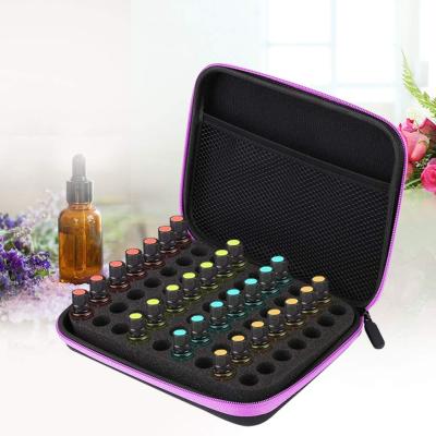 China Fashion Large 63 Slots Bottles Essential Oils Oils Box Hard Shell EVA Storage Portable Travel Carrying Holder Shockproof Case Organizer for sale