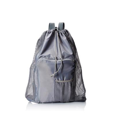 China Large Waterproof Mesh Mummy Backpack For Wet Swimming Gym Bag for sale