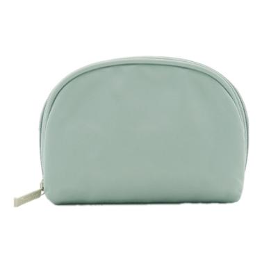 China Travel Korean Hot Sale Semicircular Shell Bag Gargle Wash Cosmetic Makeup Bag for sale