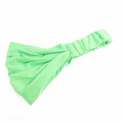 China Eco-friendly Breathable Custom Stretchy Gym Toweling Exercise Elastic Sports Yoga Sweat-absorbent Headband for sale