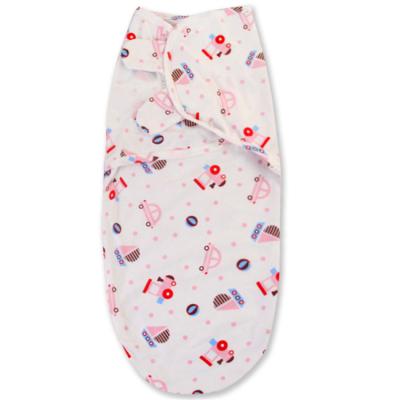 China Anti-pilling Wholesale Baby Sleeping Bag Cotton Wrap Covering Adjustable Infant Baby Wrap for sale