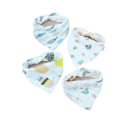 China Antibacterial Wholesale Custom Printed Baby Bibs With Cotton Baby Bandana Instant Drool Bibs for sale