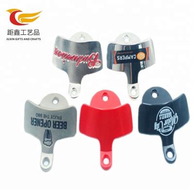 China Viable Best Quality Beer Bottle Openers Wall Mount Metal Irregular Shape Bottle Opener for sale