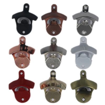 China Viable Hot Sale Wall Mount Zinc Alloy Bottle Opener With Your Own Logo for sale