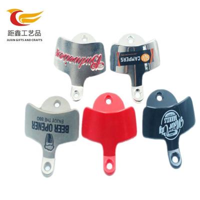 China Viable Price Hot Sale Metal Bar Wall Mount Beer Zinc Alloy Bottle Opener With Your Own Logo for sale