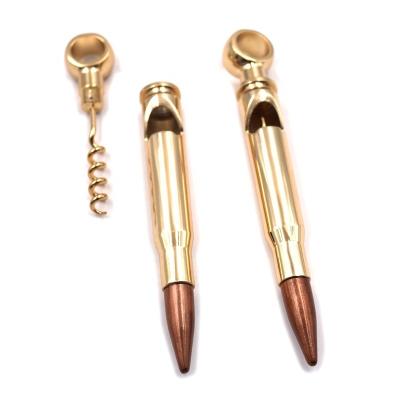 China 2020 New Metal Red Wine Screw Bullet Shape Stocked Zinc Alloy Bottle Opener Professional Design From China Supplier for sale